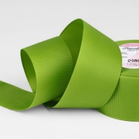 Лента репсовая, 40 мм, 23 &plusmn; 1 м, цвет зелёный №141