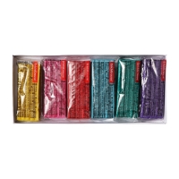 Пластилин 6 цветов, 108 г, ErichKrause "Kids Space Animals Glitter", с блестками, со стеком, в картонной упаковке