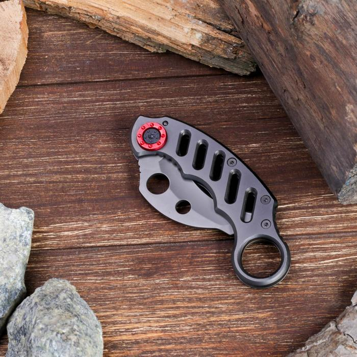 Нож-керамбит Нож-керамбит "Гладиатор" 19см, клинок 70мм/1мм, с кольцом