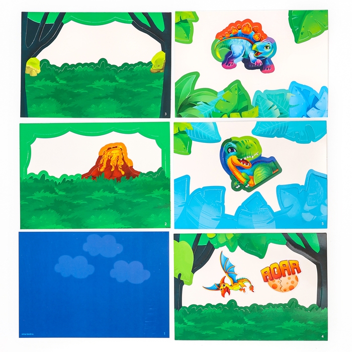 Объемная аппликация &laquo;Динозарвы&raquo;, набор для творчества