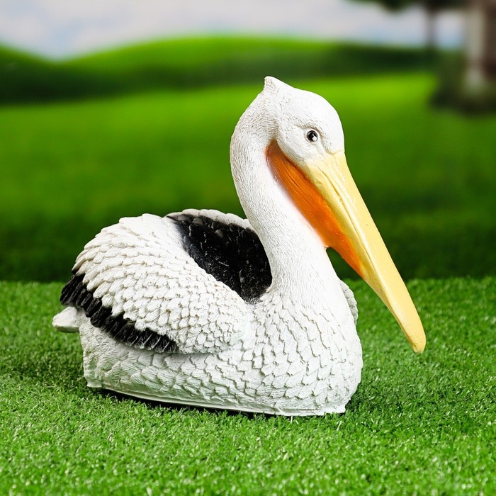 Садовая фигура Садовая фигура "Пеликан малый" 24х13х18см