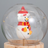 Ночник &laquo;Шар-снеговик&raquo; LED 3хAG10 шар 8см 6,5х6,5х11,5см