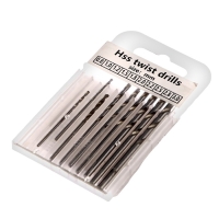 Свёрла для ручной мини-дрели, набор 10 шт., размер от 0,8 до 3 мм Свёрла для ручной мини-дрели, набор 10 шт., размер от 0,8 до 3 мм