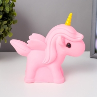 Ночник пластик "Единорог с крылышками" МИКС  LEDх1 17х6х14,5 см RISALUX