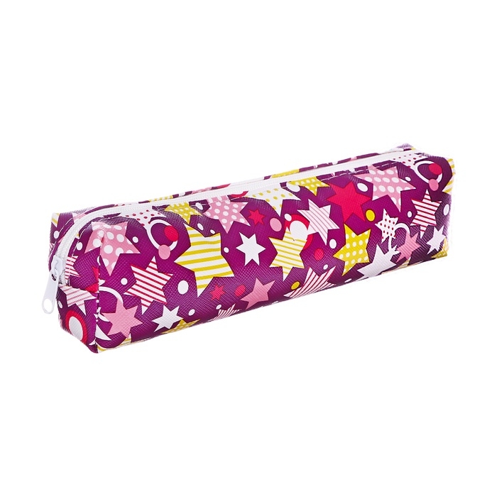 Пенал школьный &laquo;Звезды&raquo;, на молнии, МИКС