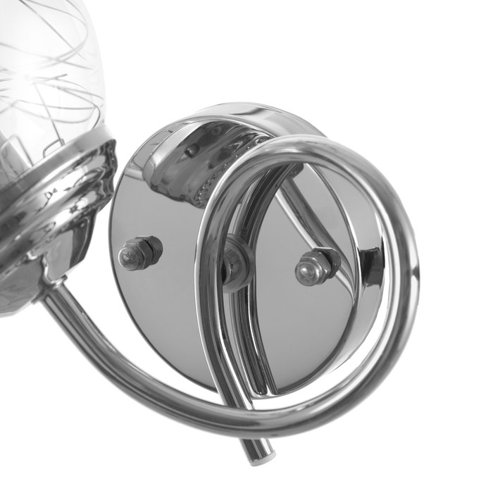 Бра "Франни" Е27 40Вт серебро 19х15х26 см