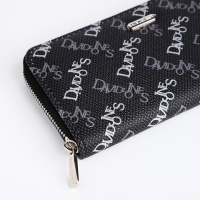 Кошелёк женский на молнии, цвет чёрный Кошелёк женский на молнии, цвет чёрный