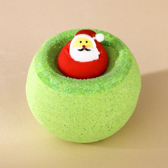 Новый Год. Бомбочка для ванны с игрушкой, 140 г, микс