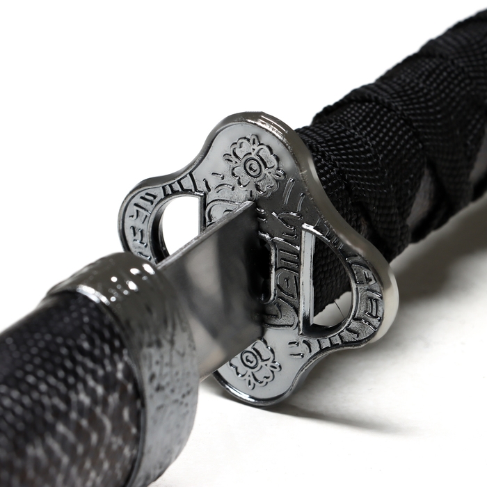 Сув. изделие катаны 3в1 на подставке, ножны кожзам, змея серая 47/70/89см, темная Сув. изделие катаны 3в1 на подставке, ножны кожзам, змея серая 47/70/89см, темная