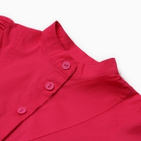 Платье для девочки MINAKU: Cotton collection цвет фуксия, рост 110 Платье для девочки MINAKU: Cotton collection цвет фуксия, рост 110