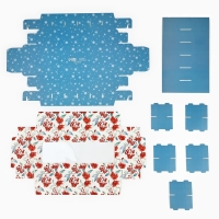 Коробка складная под 12 конфет «Рябина», 3.8 х 10.5 х 26.5 см, Новый год Коробка складная под 12 конфет «Рябина», 3.8 х 10.5 х 26.5 см, Новый год