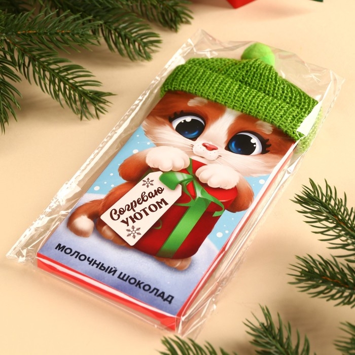 Шоколад молочный &laquo;Согревают уютом&raquo;, 70 г.