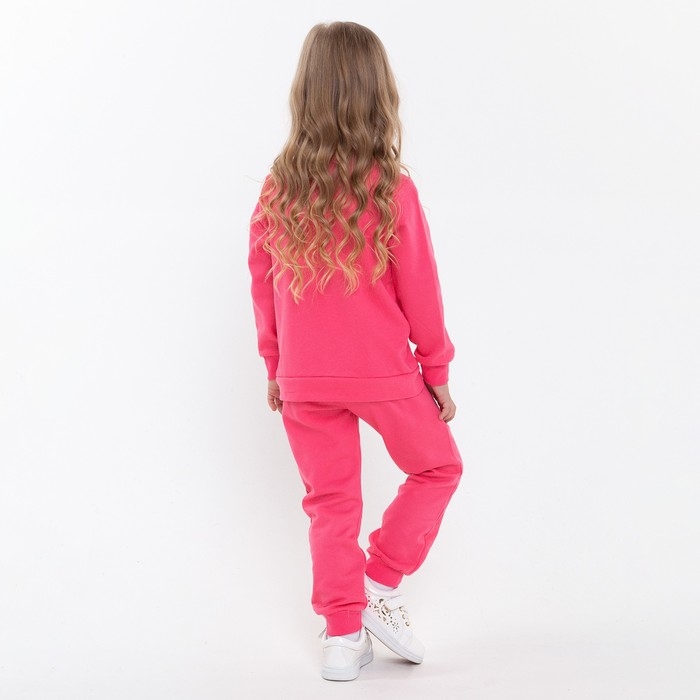 Костюм (джемпер, брюки) детский НАЧЁС, цвет фуксия, рост 92 см