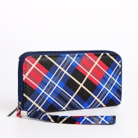 Кошелёк женский на молнии, цвет синий Кошелёк женский на молнии, цвет синий