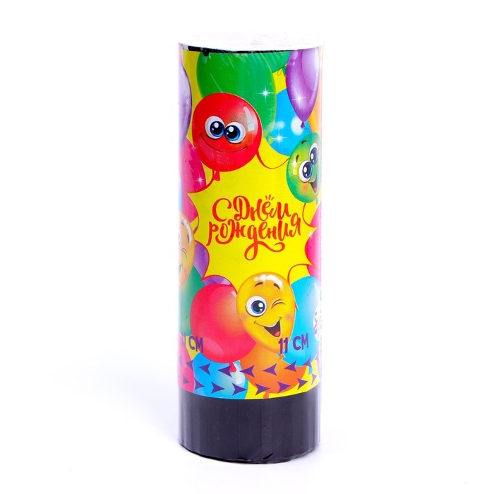 Хлопушка пружинная поворотная &laquo;С Днём Рождения&raquo;, шарики, 11см