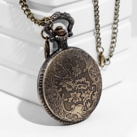 Часы карманные "Рыбаку", кварцевые, d-4.5 см Часы карманные "Рыбаку", кварцевые, d-4.5 см