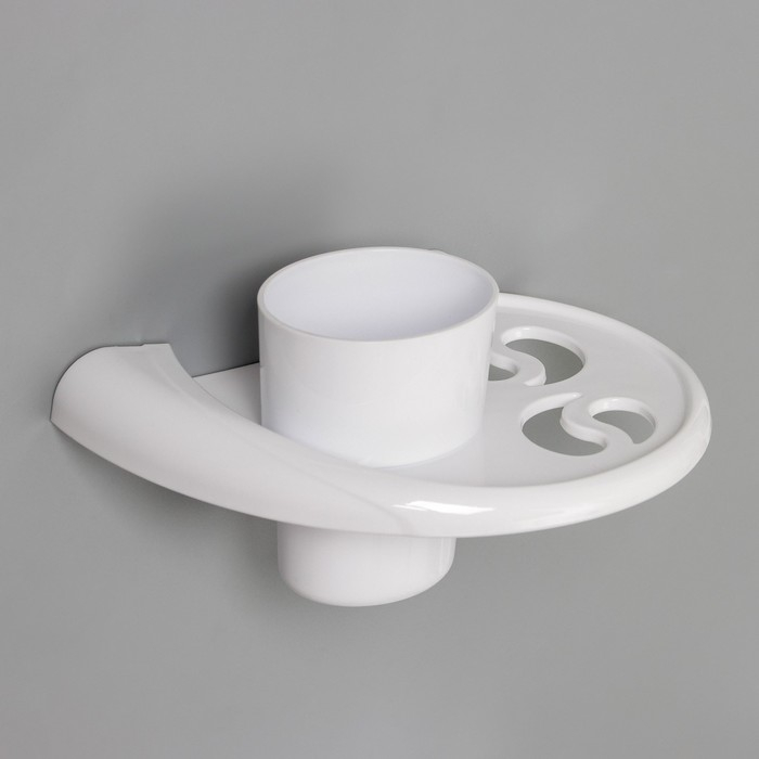 Набор для ванной комнаты &laquo;Олимпия&raquo;, цвет белый