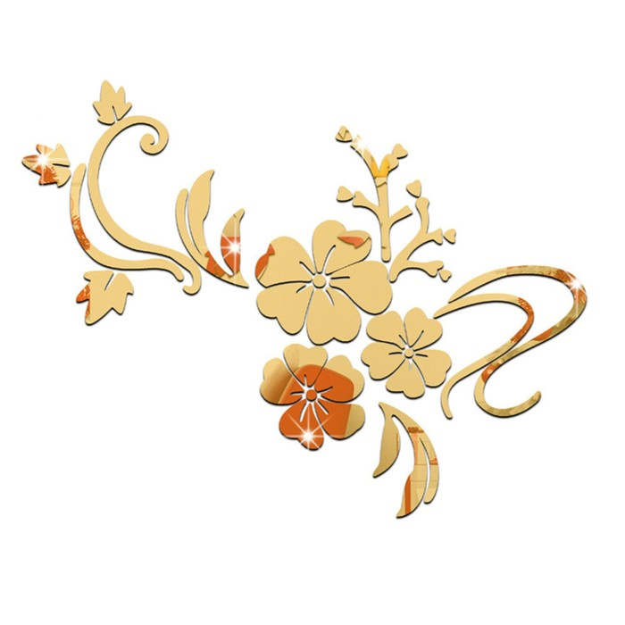 Наклейки интерьерные Наклейки интерьерные "Цветы", декор на стену, панно 124 х 165 см