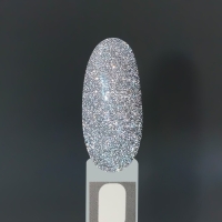 Блёстки для декора ногтей, светоотражающие, мелкие, цвет серебристый Блёстки для декора ногтей, светоотражающие, мелкие, цвет серебристый