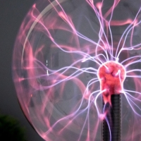 Плазменный шар "Большой" черный 10х10х29 см RISALUX Плазменный шар "Большой" черный 10х10х29 см RISALUX