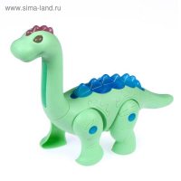Динозавр &laquo;Диплодок травоядный&raquo;, световые и звуковые эффекты, работает от батареек, МИКС