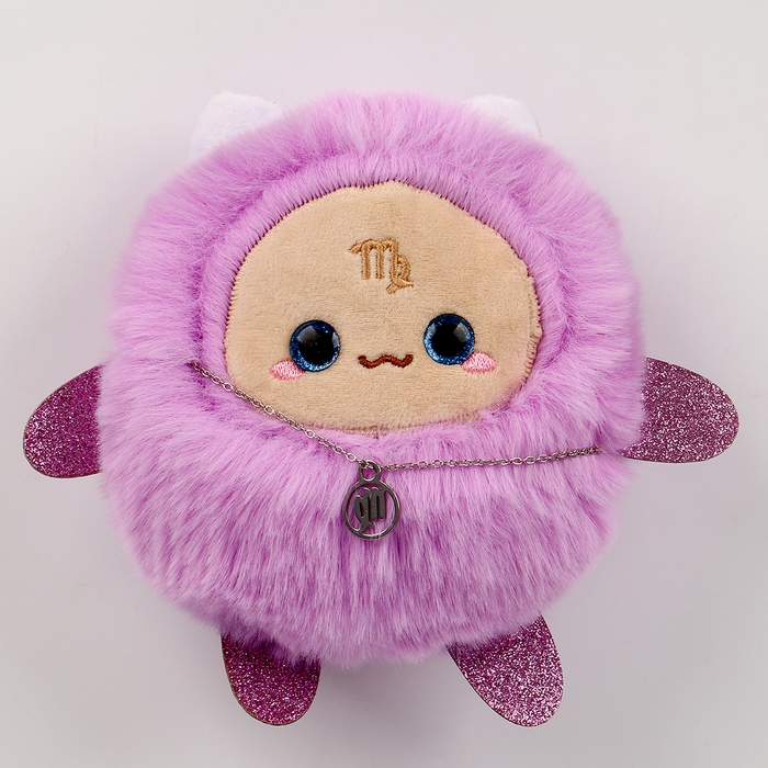 Мягкая игрушка &mdash; Зодиак &laquo;Создай своё украшение. Дева&raquo;, с кулоном