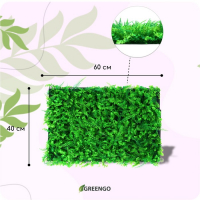Декоративная панель, 60 × 40 см, «Самшит, Папоротник», Greengo Декоративная панель, 60 × 40 см, «Самшит, Папоротник», Greengo
