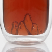 Стакан стеклянный с двойными стенками Magistro &laquo;Горы&raquo;, 350 мл, 6,5&times;15 см