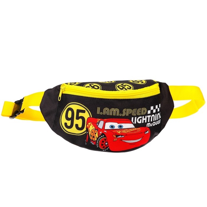 Сумка поясная детская, 25х6х13 см, Тачки Сумка поясная детская, 25х6х13 см, Тачки