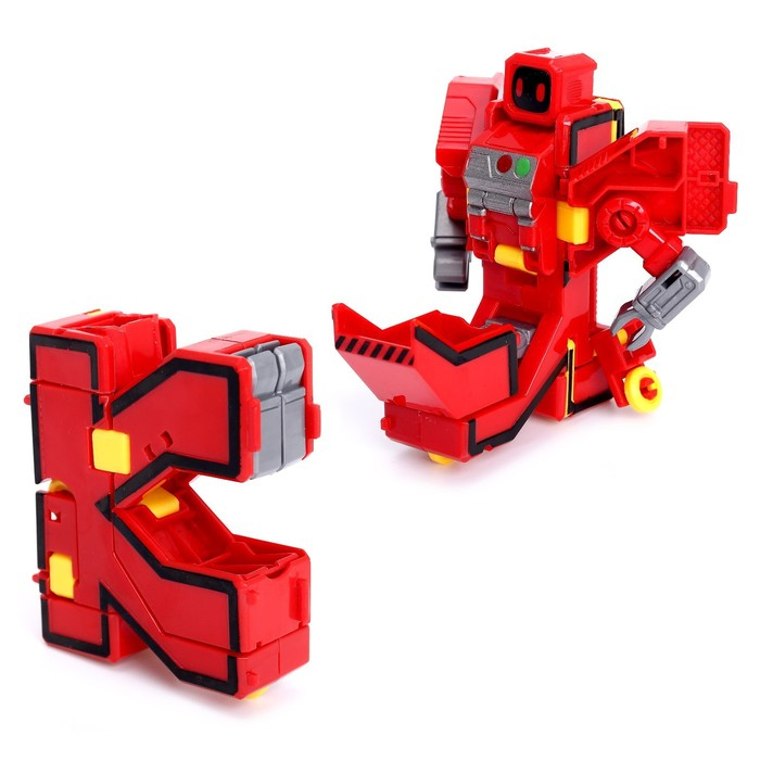 Набор роботов &laquo;Алфавит&raquo;, трансформируются, 7 штук, собираются в 1 робота