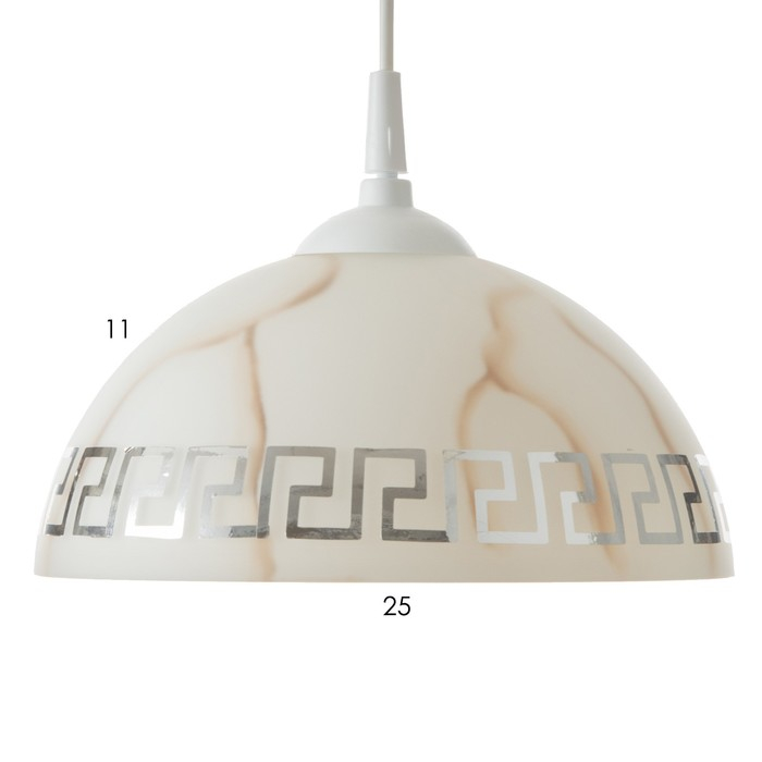 Светильник BayerLux "Колпак" 006/4М б.с. мат. декор (Ф 250; Н 115)