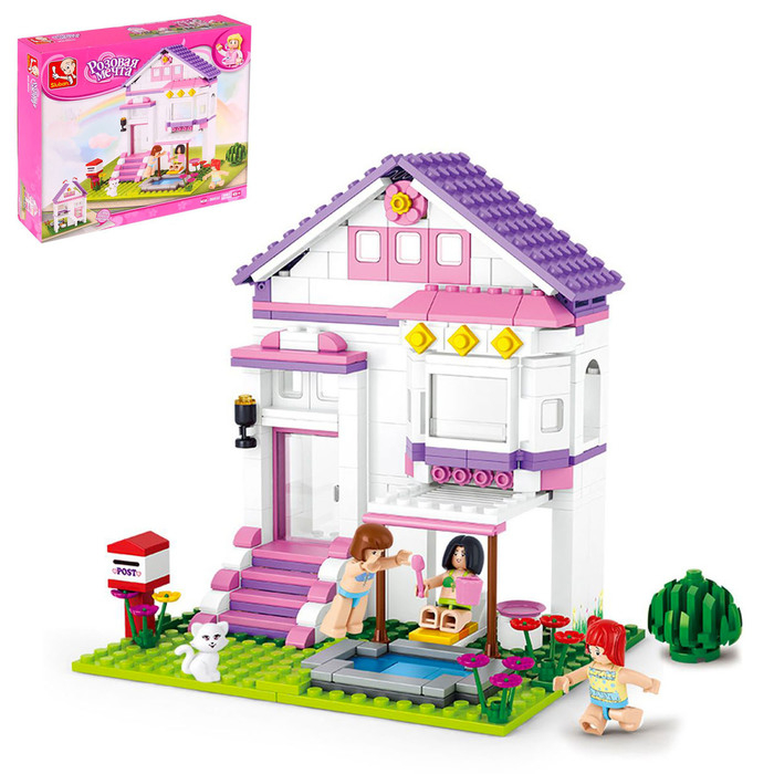 Конструктор &laquo;Розовая мечта: вилла с бассейном&raquo;, 291 деталь