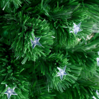 Ёлка фиброоптическая "Звезда" 150 см d нижнего яруса 76 см 170 веток Ёлка фиброоптическая "Звезда" 150 см d нижнего яруса 76 см 170 веток