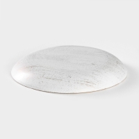 Блюдо для фруктов Доляна &laquo;Ундина&raquo;, 19,5&times;3 см, цвет золотой с белым