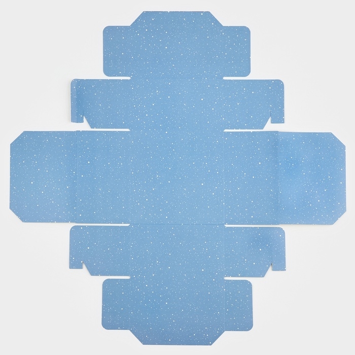 Подарочная коробка складная, новогодняя&laquo;Зимний лес&raquo;, 14 х 14 х 8 см, Новый год