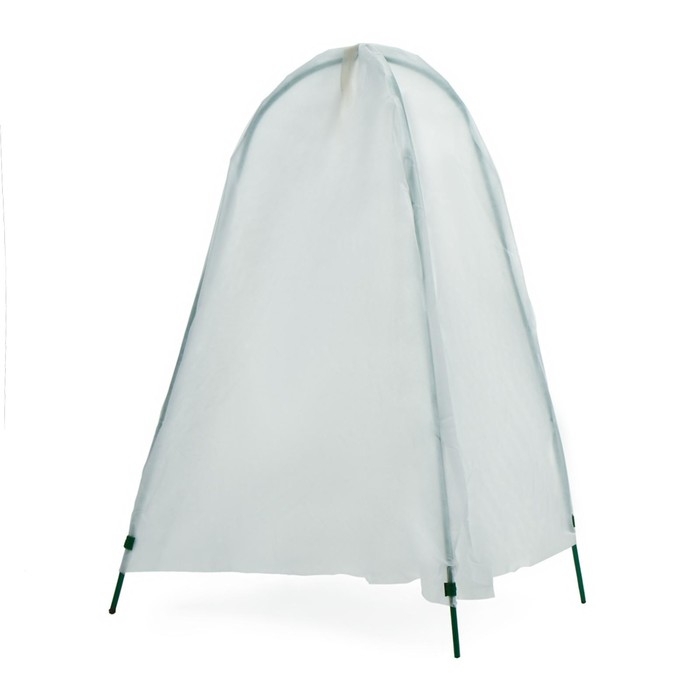 Чехол для укрытия растений, металлический каркас, 100 × 65 см, спанбонд с УФ-стабилизатором, плотность 60 г/м² Чехол для укрытия растений, металлический каркас, 100 × 65 см, спанбонд с УФ-стабилизатором, плотность 60 г/м²