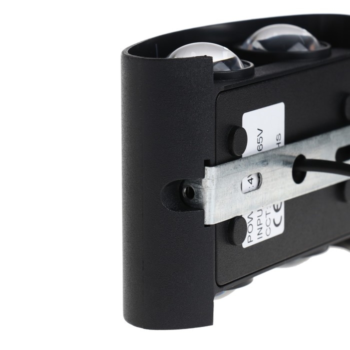 Светильник фасадный &laquo;Полусфера&raquo;, FSD-073, 4 Вт, 3000К, 2 луча, IP65, 220 В, пластик, черный   100842