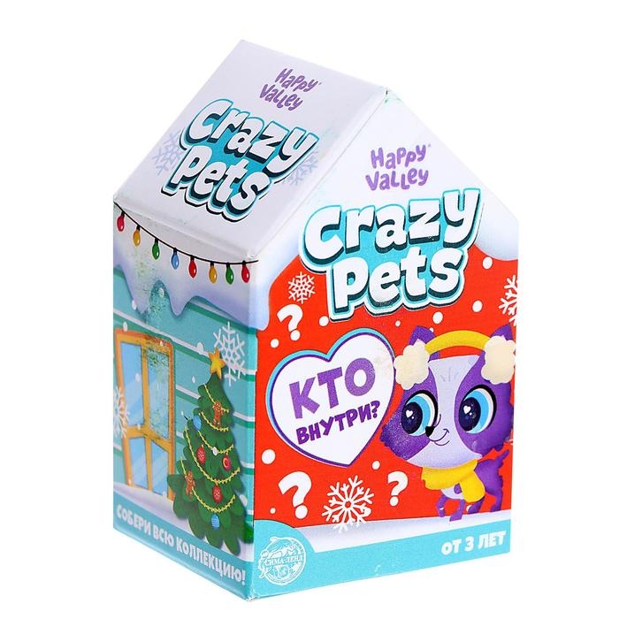 Питомцы Crazy Pets, Новогодние, МИКС Питомцы Crazy Pets, Новогодние, МИКС