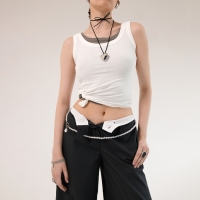 Чокер &laquo;Сердце&raquo; крупное, металлик, цвет чёрный в серебре, 60 см