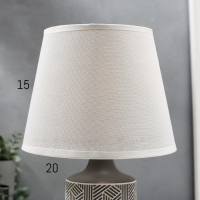 Лампа настольная 48475/1GR E14 40Вт серый 20х20х31,5 см RISALUX