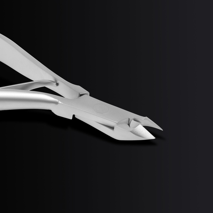 Кусачки маникюрные для кутикулы &laquo;Premium satin&raquo;, эргономичные, 10,1 см, длина лезвия - 7 мм, цвет серебристый