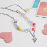 Кулон детский &laquo;Выбражулька&raquo; бантики-конфетки, цвет МИКС в серебре