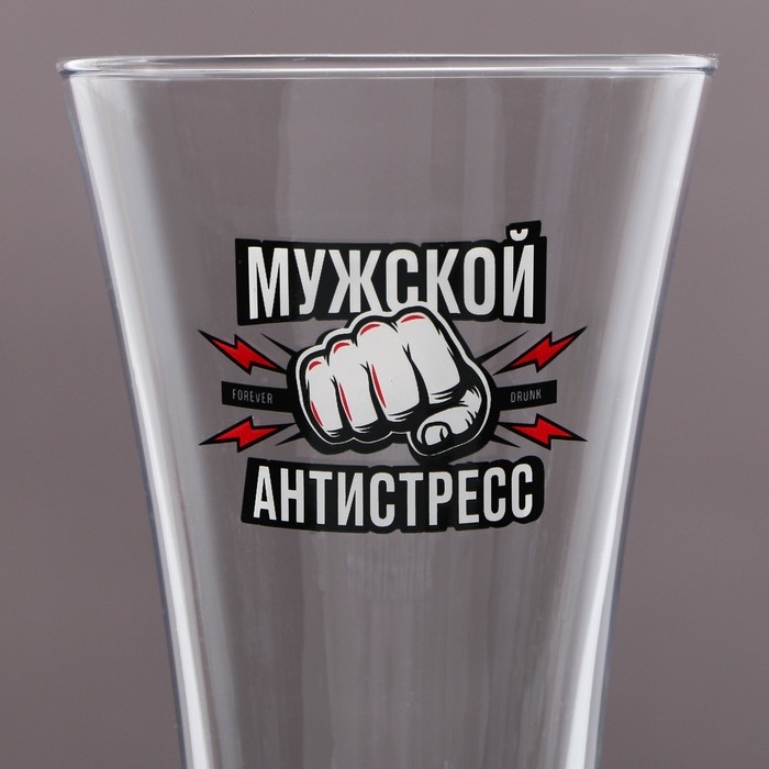 Бокал для пива &laquo;Мужской антистресс&raquo;, 320 мл.