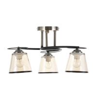 Люстра "Каэль" 3хЕ27 40Вт черно-бронзовый 44х44х17,5 см Люстра "Каэль" 3хЕ27 40Вт черно-бронзовый 44х44х17,5 см