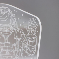 Светильник "Космонавт" LED RGB от сети 9,5х10х21 см RISALUX