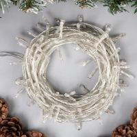 Гирлянда «Нить» 10 м, IP20, прозрачная нить, 100 LED, свечение зелёное, 8 режимов, 220 В Гирлянда «Нить» 10 м, IP20, прозрачная нить, 100 LED, свечение зелёное, 8 режимов, 220 В