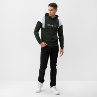 Худи мужское, цвет хаки, размер 56 (3XL) Худи мужское, цвет хаки, размер 56 (3XL)