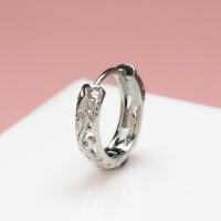 Моносерьга металл «Япония» резной дракон, цвет серебро Моносерьга металл «Япония» резной дракон, цвет серебро