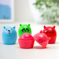 Бальзам для губ &laquo;Зверята&raquo;, микс цветов и ароматов