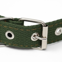 Ошейник брезентовый с подкладом, 58 х 2,5 см, хаки